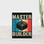 Master Builder Recto Boys Building Blocks Set Toys カード (正面)