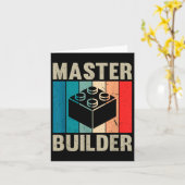 Master Builder Recto Boys Building Blocks Set Toys カード (黄色い花)