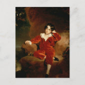 Master Charles William Lambton, 1825 ポストカード (正面)