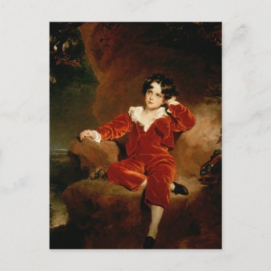 Master Charles William Lambton, 1825 ポストカード (正面)