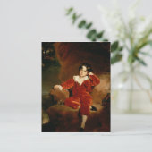 Master Charles William Lambton, 1825 ポストカード (スタンド正面)