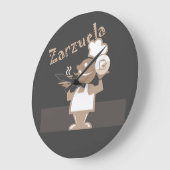 Master Chef klok ラージ壁時計 (傾斜)