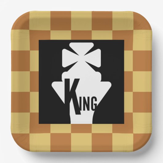 MASTER CHESS ORIGINAL BY MASANSER ペーパープレート (正面)