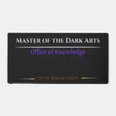 master dark arts desk mat gothic aesthetic desk pa デスクマット (正面)