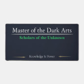 master dark arts desk mat gothic desk pad setup デスクマット (正面)