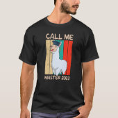 Master degree 2023 tシャツ (正面)