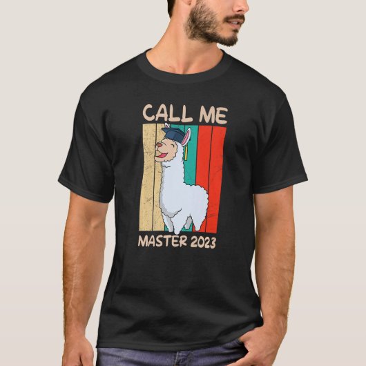 Master degree 2023 tシャツ (正面)