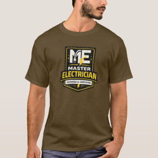 Master Electrician Licensed Certified Shirt Tシャツ