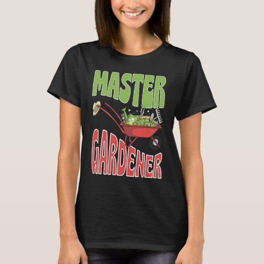 Master Gardener Vegetable Gardening Plant Lover Tシャツ (正面)