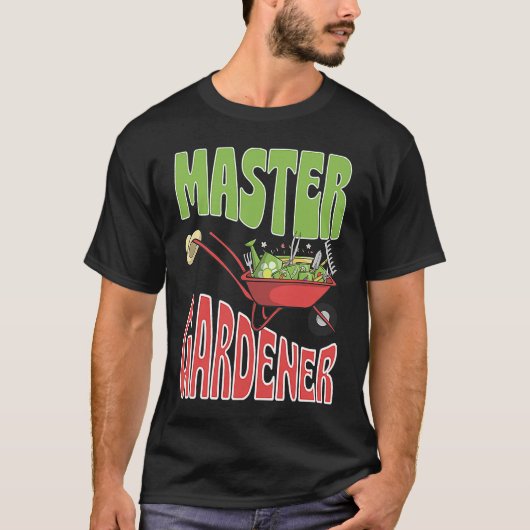 Master Gardener Vegetable Gardening Plant Lover Tシャツ (正面)