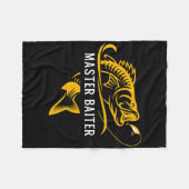 Master Iter - Funny Fishing  フリースブランケット (正面(横))