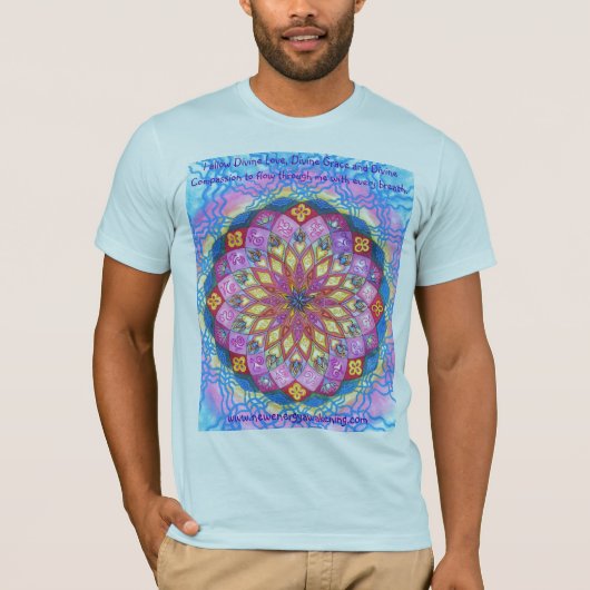 Master Mandala女性Tシャツメンズ Tシャツ (正面)