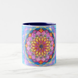Master Mandala Mug女性 ツートーンマグカップ