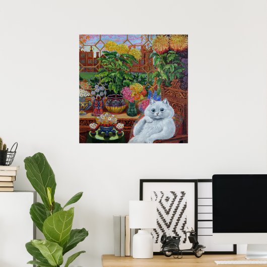 “Master of Cat College” by Louis Wain ポスター (ホームオフィス)