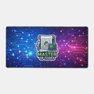 Master of Codes デベロッパー ノートパソコン スリーブ - Python デスクマット