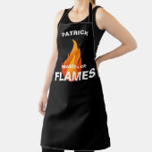 Master Of Flames, Wordplay #Fathersdayおもしろいパパ エプロン (インサイチュ)