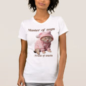 Master of naps, servant of snacks  tシャツ (正面)