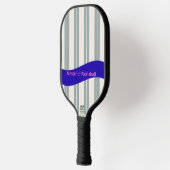 Master of Pickleball Paddle – Blue Wave Stripe  ピックルボールラケット (左)