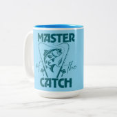 Master Of The Catch Custom SVG Graphic T-Shirt ツートーンマグカップ (正面左)