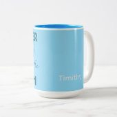 Master Of The Catch Custom SVG Graphic T-Shirt ツートーンマグカップ (正面右)