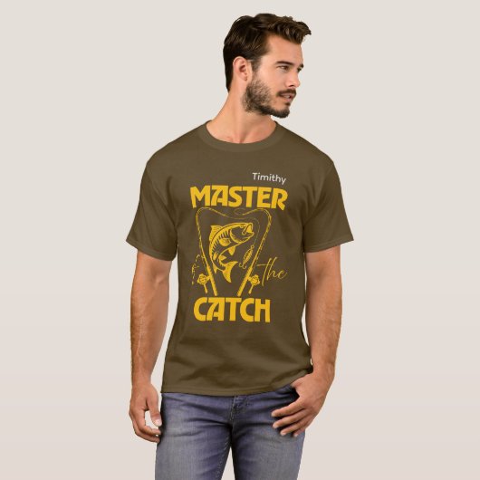 Master Of The Catch Custom SVG Graphic T-Shirt Tシャツ (正面フル)