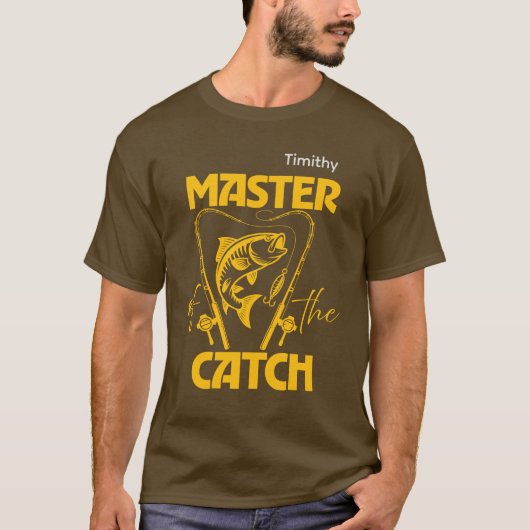 Master Of The Catch Custom SVG Graphic T-Shirt Tシャツ (正面)
