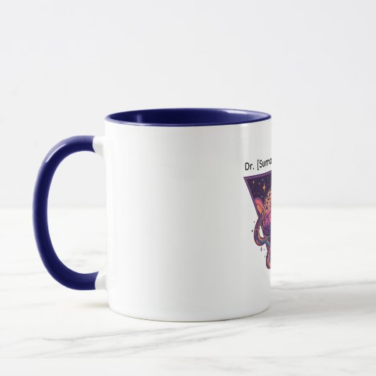 Master of the Mind - Personalized Dr. [Name] Mug マグカップ (左)