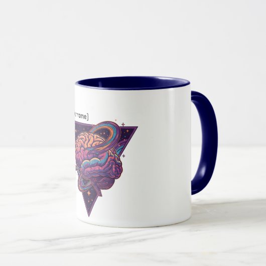 Master of the Mind - Personalized Dr. [Name] Mug マグカップ (正面右)