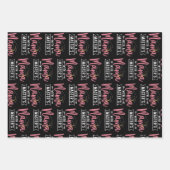 Master’s Degree Mama MBA Masters Degree Graduation ラッピングペーパーシート (正面3)