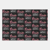 Master’s Degree Mama MBA Masters Degree Graduation ラッピングペーパーシート (正面)