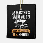 Master’s Degree MBA Masters Degree Graduation  セラミックオーナメント (左)