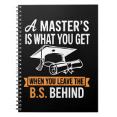 Master’s Degree MBA Masters Degree Graduation  ノートブック (正面)