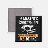 Master’s Degree MBA Masters Degree Graduation  マグネット (正面/裏面)