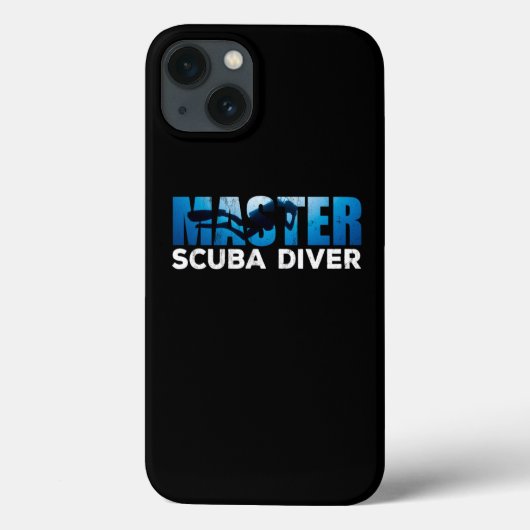 Master Scuba Diver For Dive Addicts Case-Mate iPhoneケース (裏面)