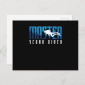 Master Scuba Diver Scuba Diving Sports Gift ポストカード (正面/裏面)
