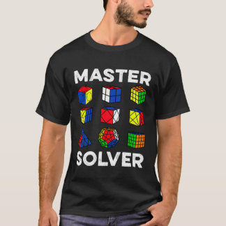 Master Solver  Speedcubing Speedsolving Cuber Tシャツ