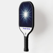 Master Stroke – Bold Cosmic Impact Design ピックルボールラケット (左)