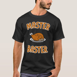 MasterBaster Tシャツ感謝祭おもしろいトルコTシャツ Tシャツ