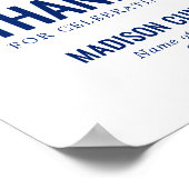 Mastered It Graduation Thank You Sticker Template ポスター (角)