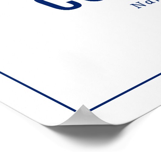 Mastered It Masters Degree Graduation Welcome ポスター (角)