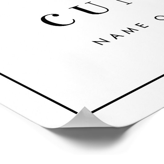 Mastered It Masters Degree Graduation Welcome ポスター (角)