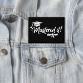 Mastered It Masters Graduation Graduate Grad  缶バッジ (インサイチュ)