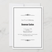 Mastered It Modern Photo Graduation Invitation 招待状 (裏面)
