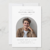 Mastered It Simple Arch Photo Graduation Party 招待状 (裏面)