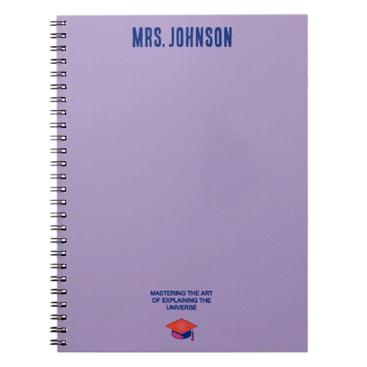 Mastering Art Of Explaining The Universe ノートブック (正面)