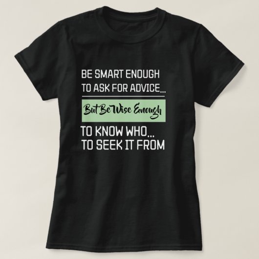Mastermind Mentorship Wise Mindset 引用 ブラック Tシャツ (デザイン正面)