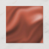 Masterpainter & Copper Blueチェッカーボードパターン スクエア名刺 (裏面)