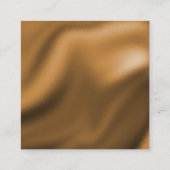 Masterpainter & Green Orangeチェッカーボードパターン スクエア名刺 (裏面)