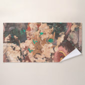 Masterpiece of traditional Thai style painting art バスタオル (バスタオル)