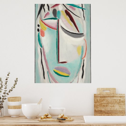 Masterpiece "Saviour's Face" Circa 1919/Poster ポスター (キッチン)